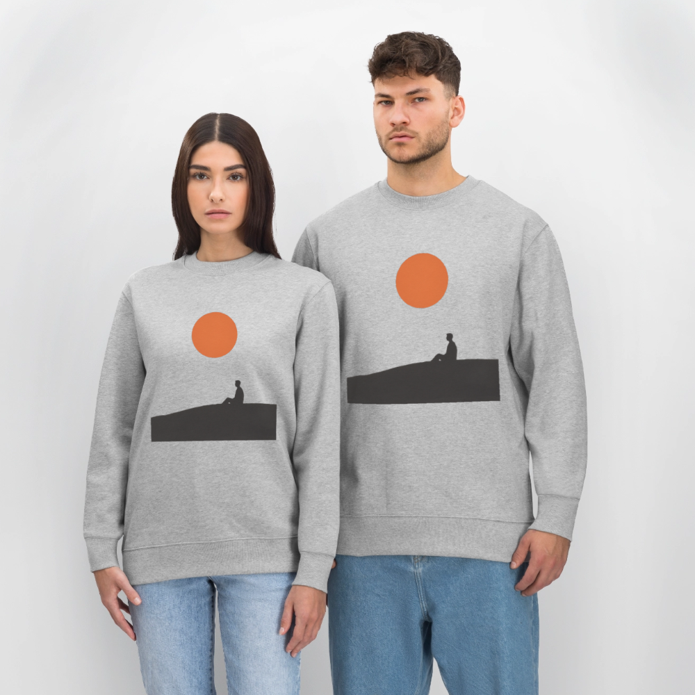 Under the sun, Ekologisk sweatshirt CHANGER unisex från Stanley/Stella - gråmelerad