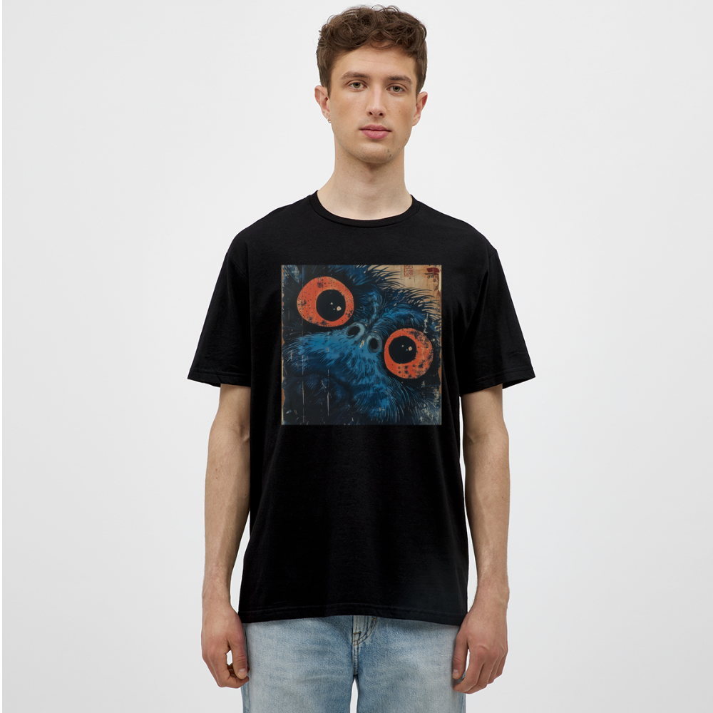 Den blå vännen, T-shirt herr - svart