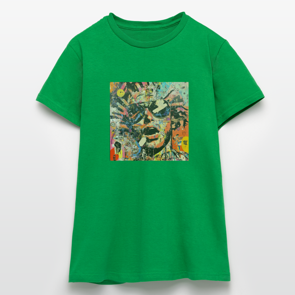 Cosmic Soul Groove, T-shirt dam - kellygrön
