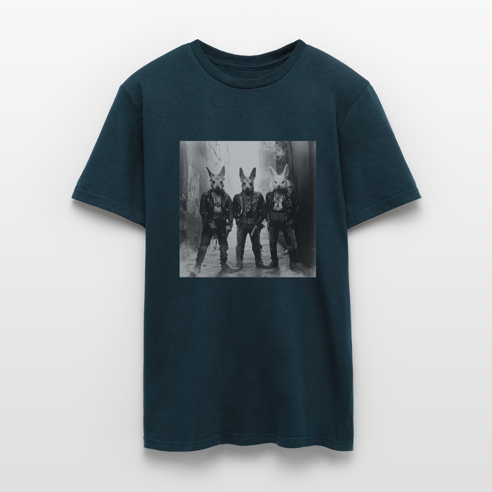 The Hare Raisers, T-shirt herr - marinblå