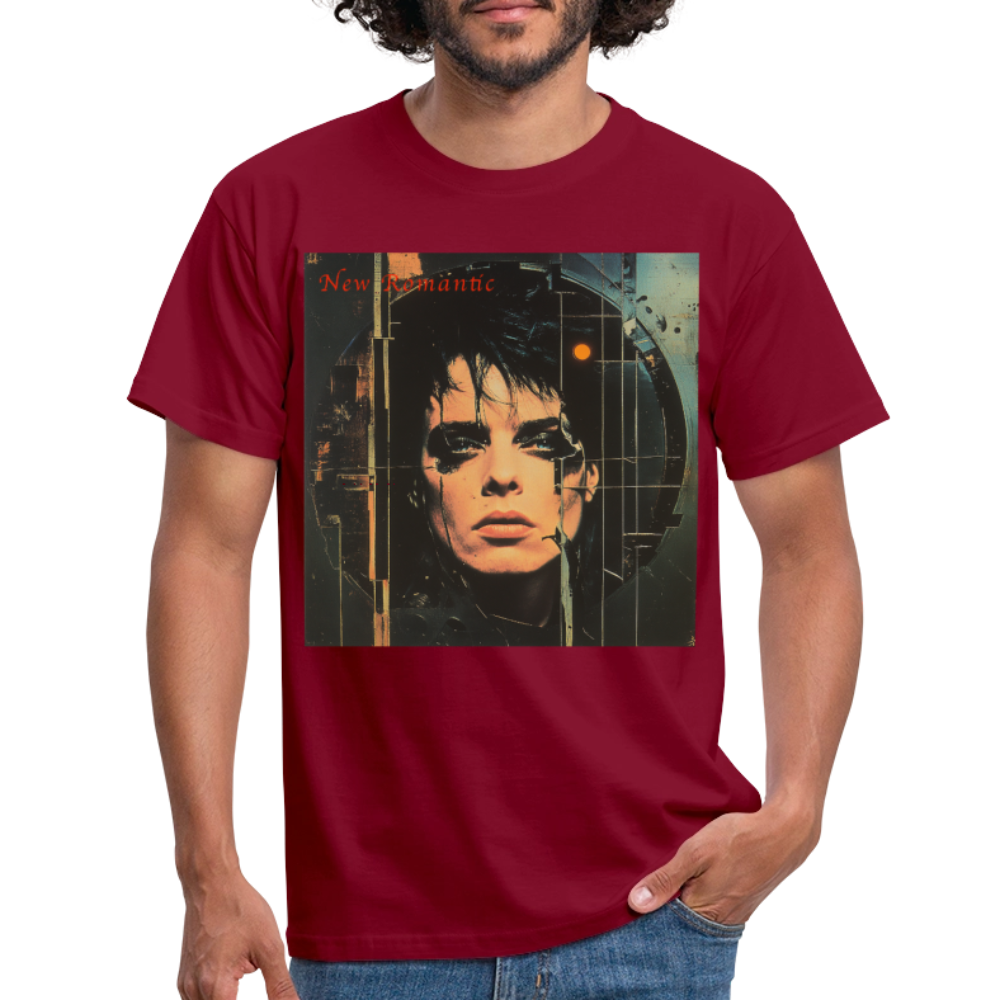 New Romance, T-shirt herr - tegelröd