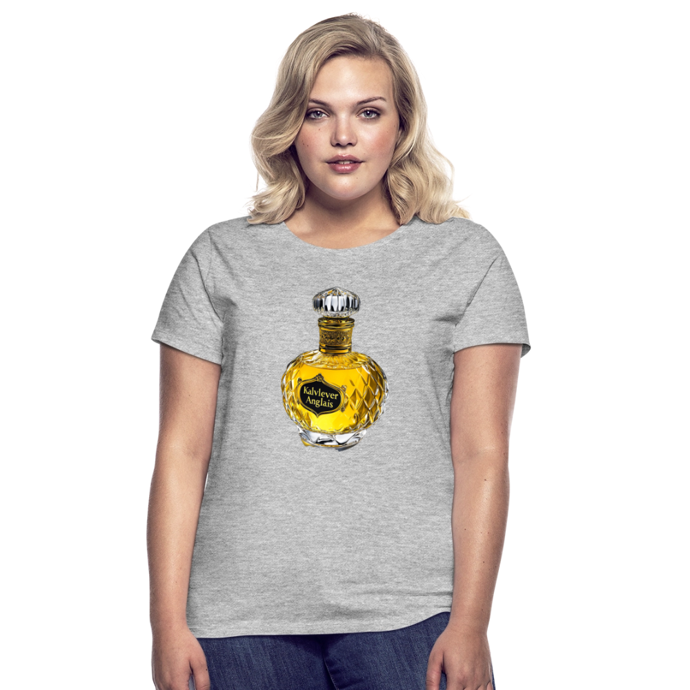 Eau de Perfume, T-shirt dam - gråmelerad