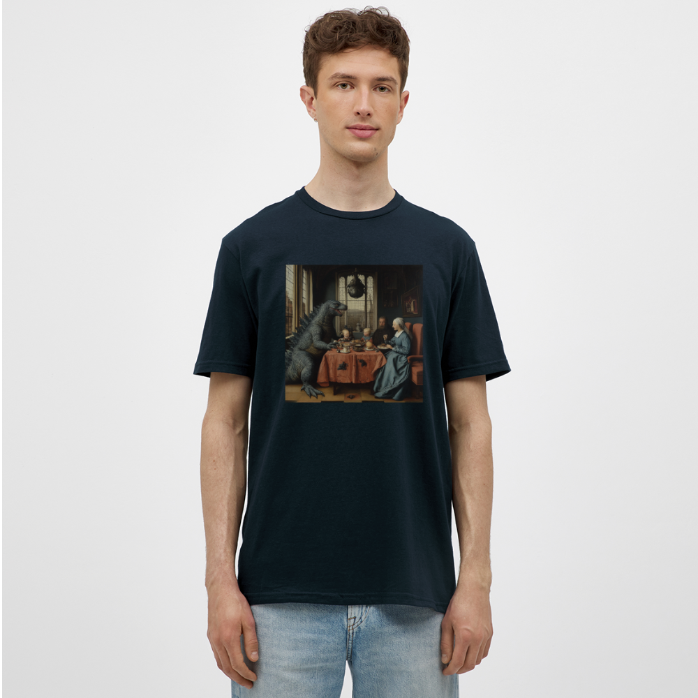 Familjens Fest med Gäst,T-shirt herr - marinblå
