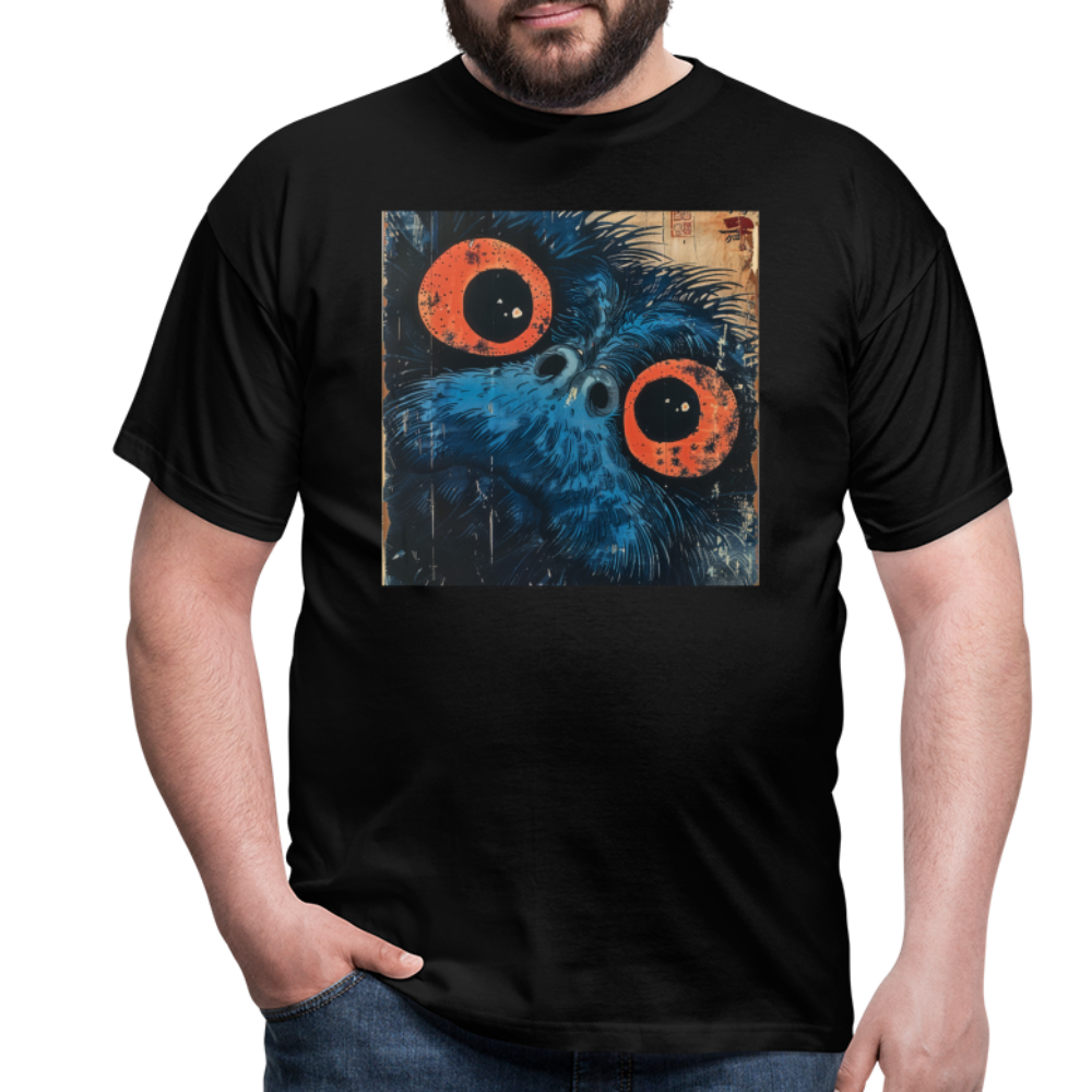 Den blå vännen, T-shirt herr - svart