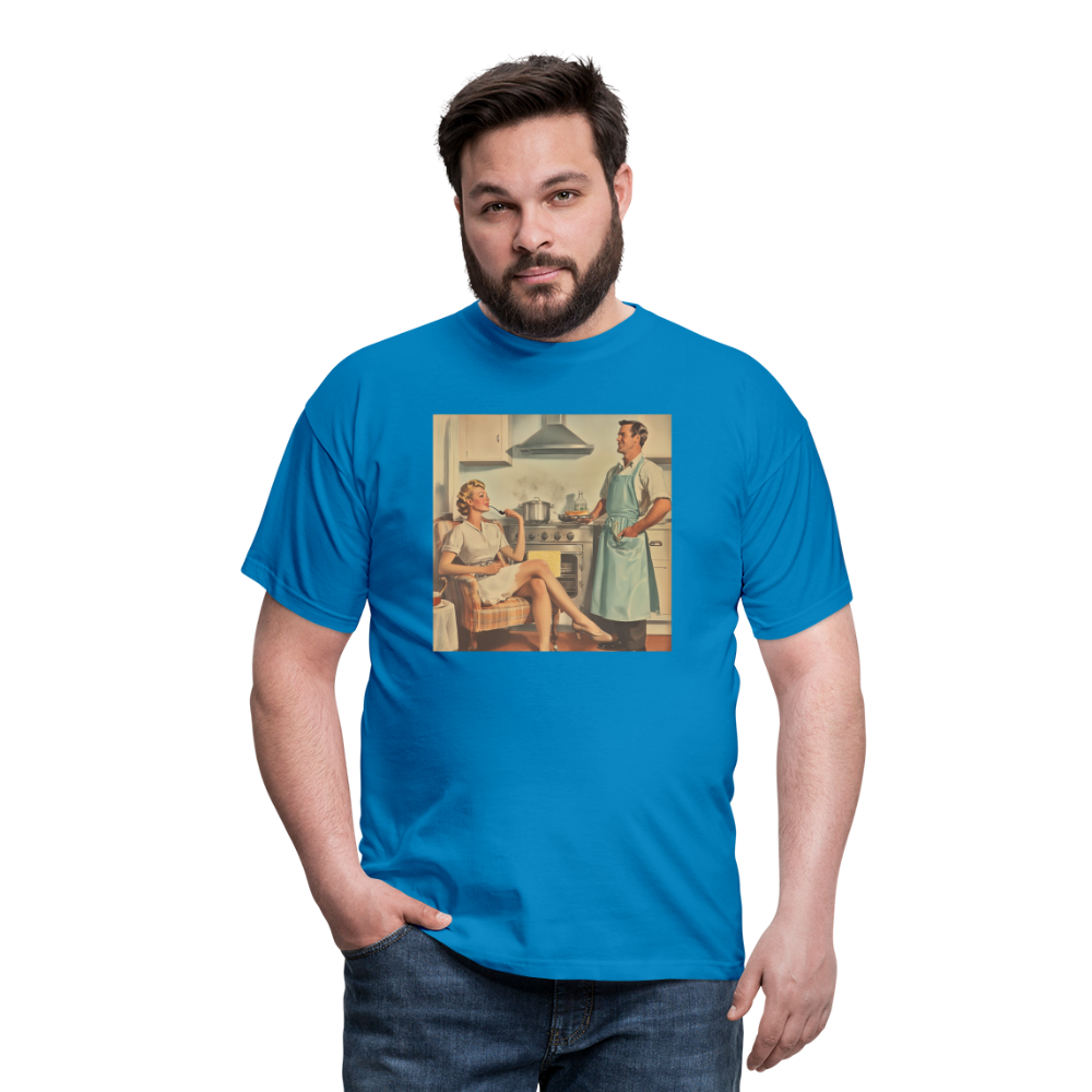 Äta bör man - annars dör man, T-shirt herr - kungsblå