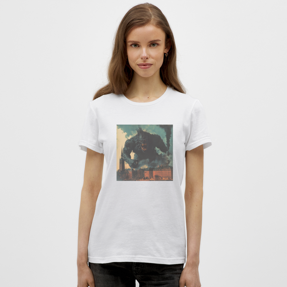 Helvetesstorm över Staden, T-shirt dam - vit