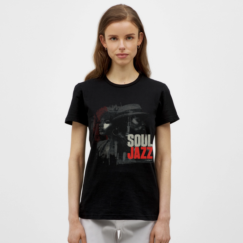 Soul Jazz Experience, T-shirt dam - svart