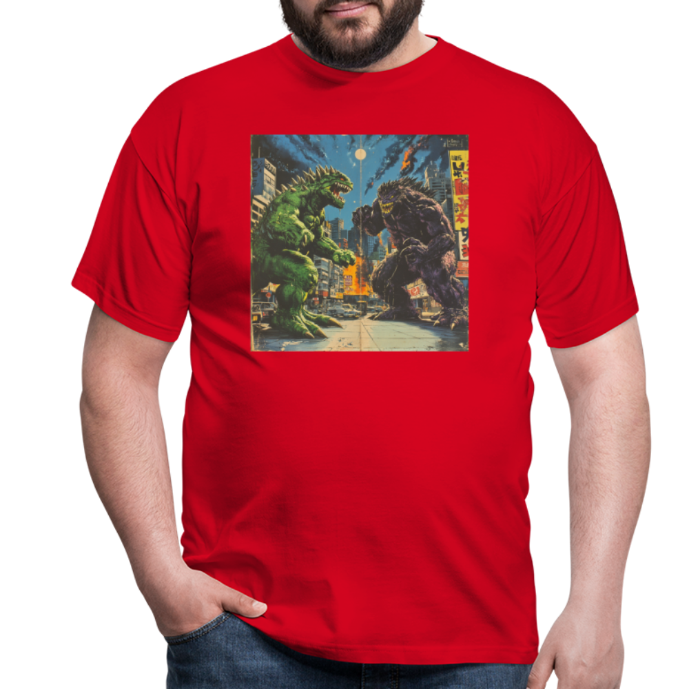 Kampen vid Solnedgången, T-shirt herr - röd