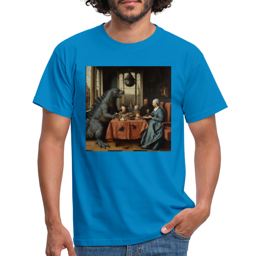 Familjens Fest med Gäst,T-shirt herr - kungsblå