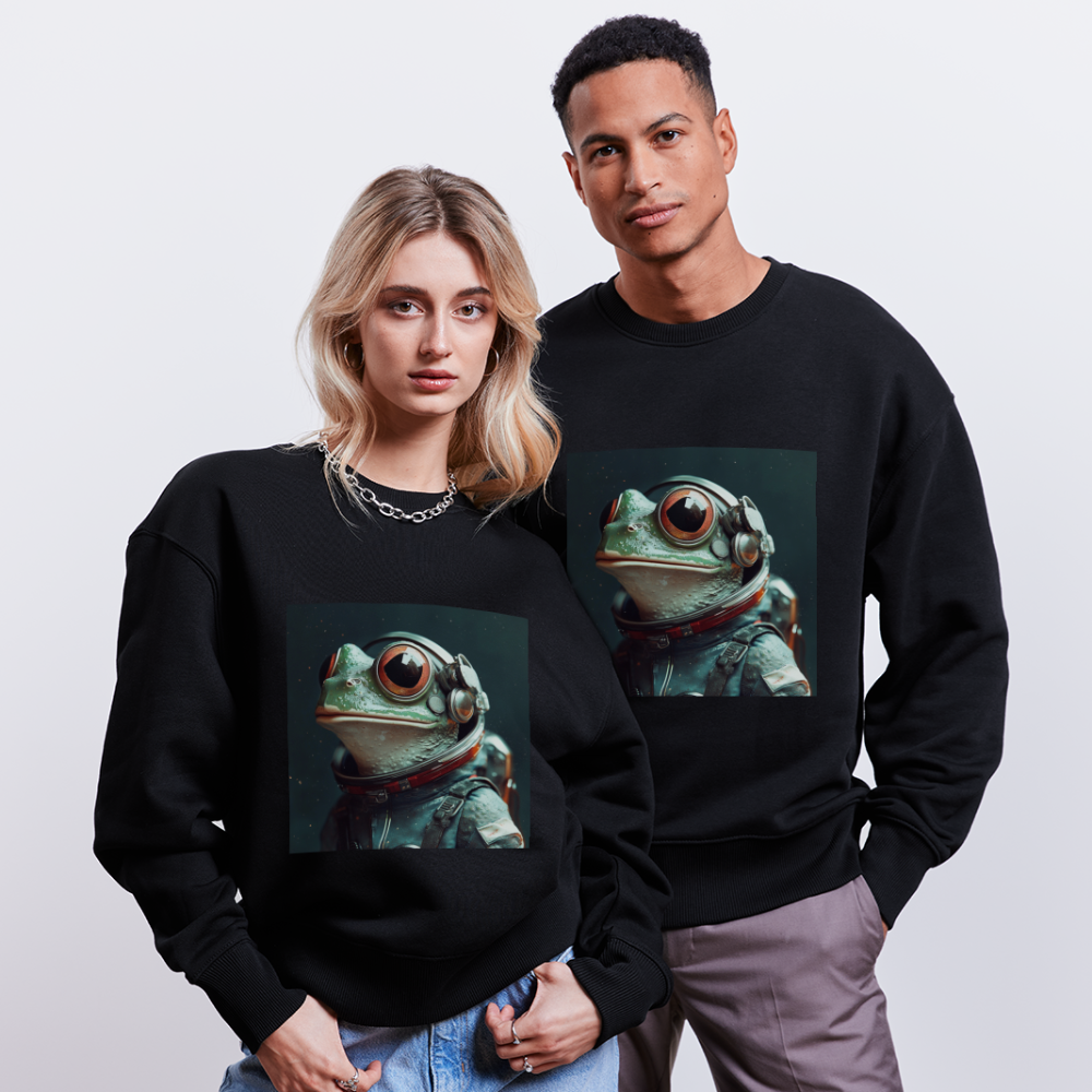 AstroFrog Amazonas, Ekologisk oversizetröja RADDER unisex från Stanley/Stella - svart