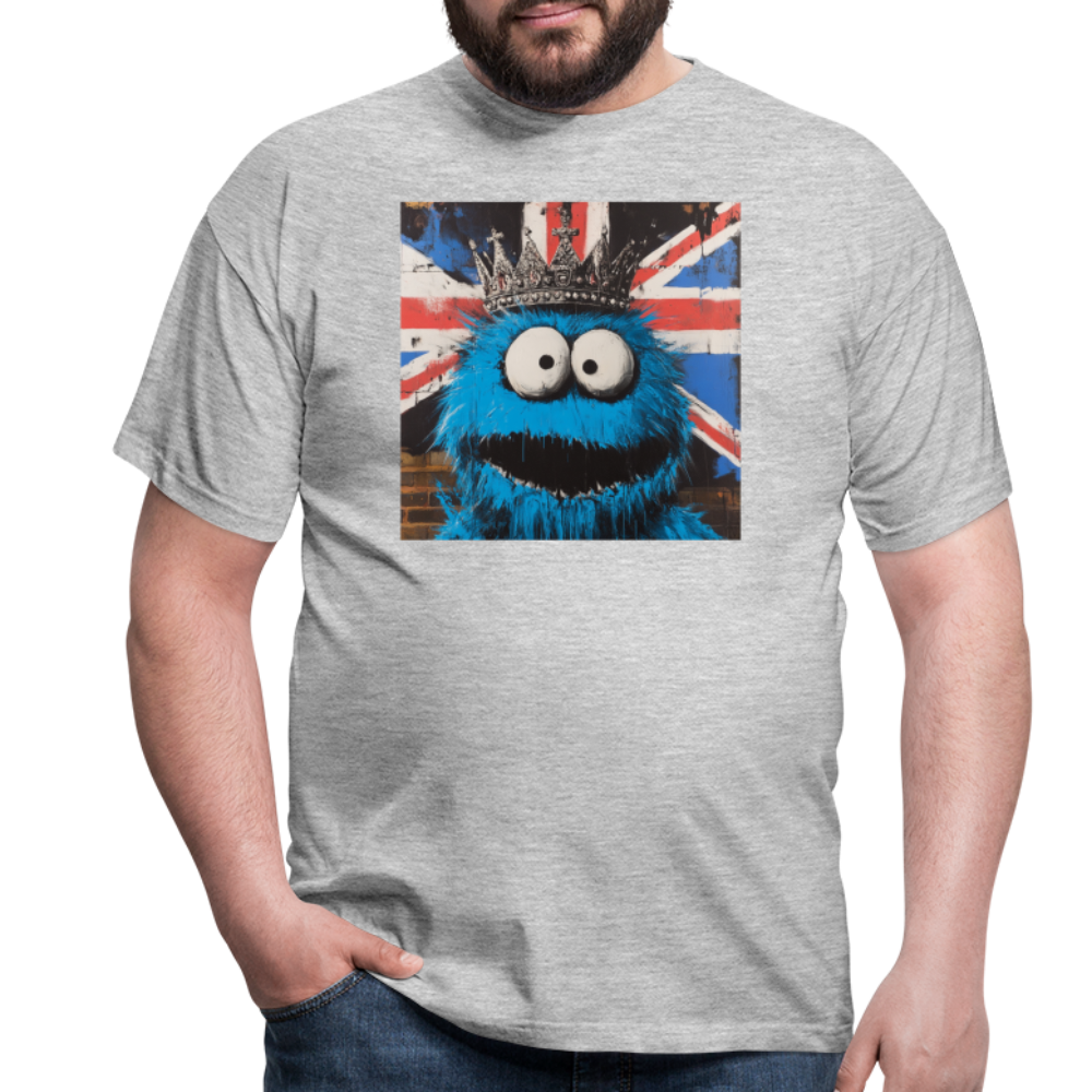 Monsters & Monarchs, T-shirt herr - gråmelerad