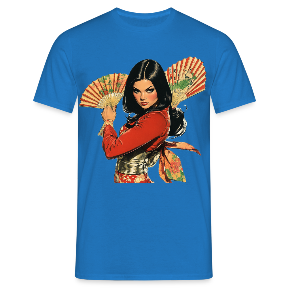 Dansen med Solfjädrar: Vindens krigare, T-shirt herr - kungsblå