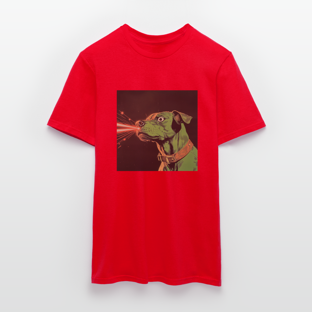 Strålhunden, T-shirt herr - röd