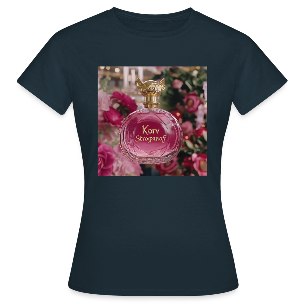 Eau de Toilette, T-shirt dam - marinblå