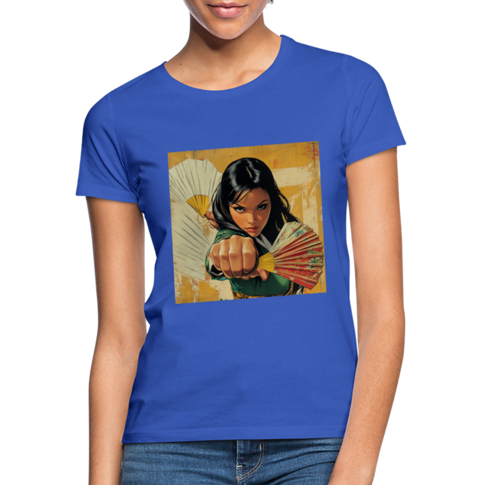 Blå Lotus , T-shirt dam - royalblå