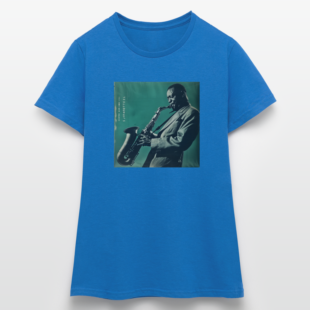 Nattens Toner i New York, T-shirt dam - royalblå