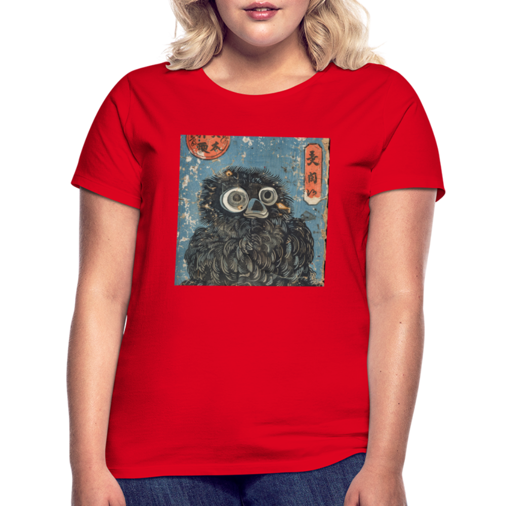 Denimiko, T-shirt dam - röd