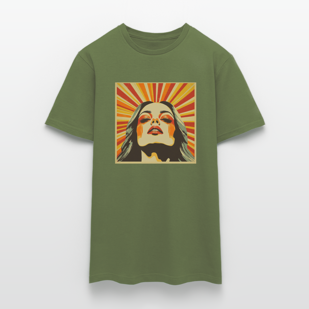 Dagens Första Strålar, T-shirt herr - Militärgrön