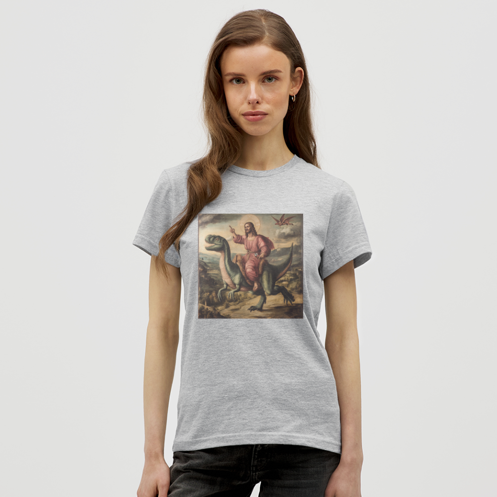 Ritten genom Tiden, T-shirt dam - gråmelerad