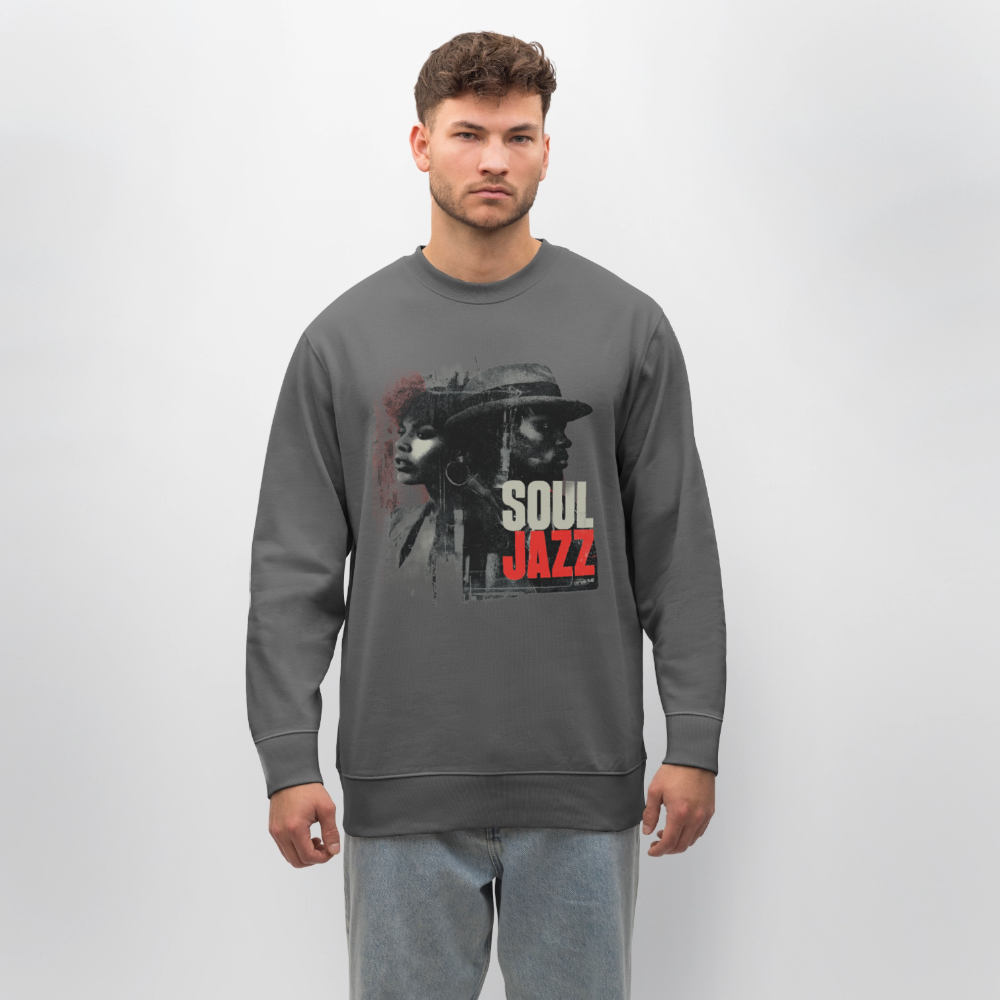 Soul Jazz Experience, Ekologisk sweatshirt CHANGER unisex från Stanley/Stella - kolgrå