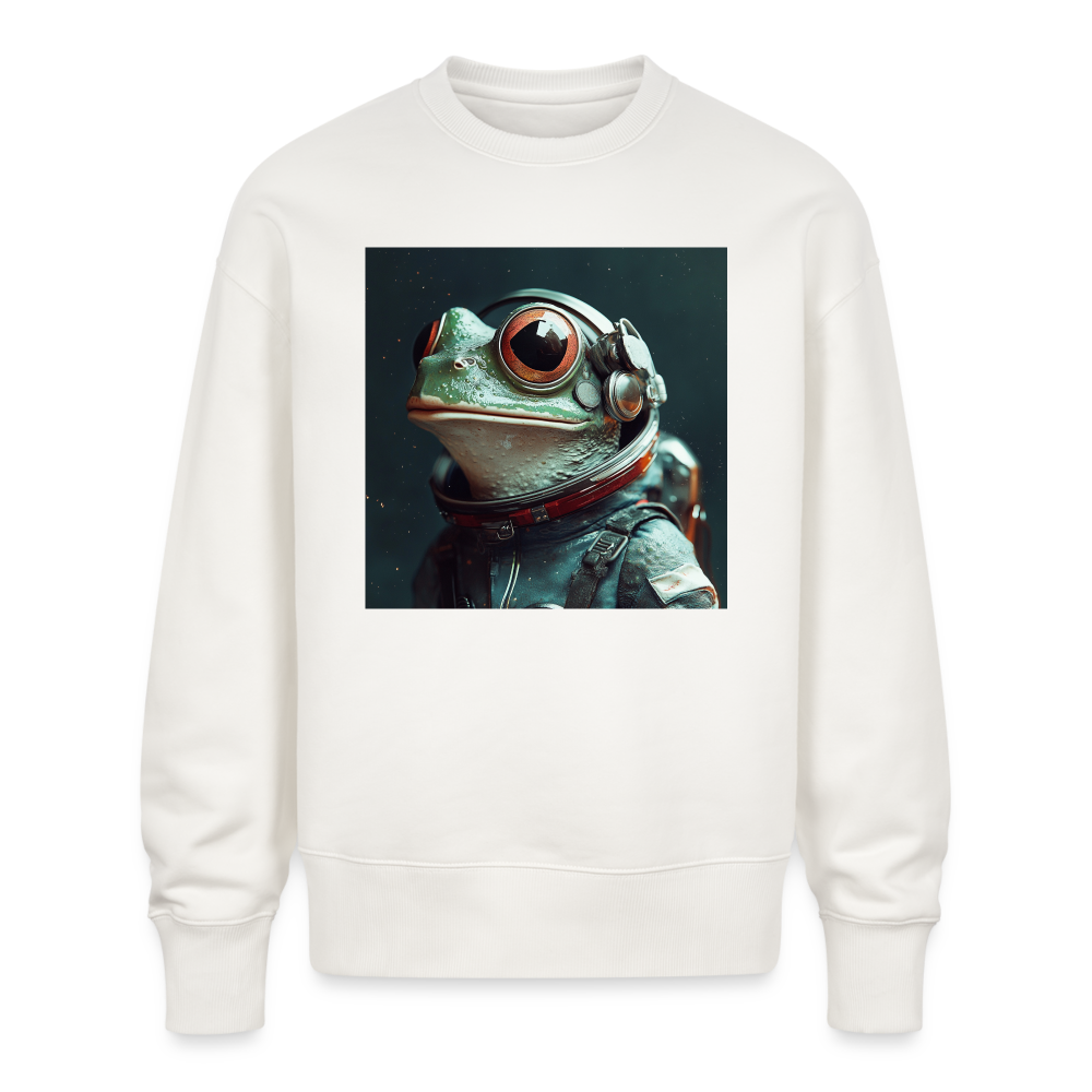 AstroFrog Amazonas, Ekologisk oversizetröja RADDER unisex från Stanley/Stella - OFF WHITE