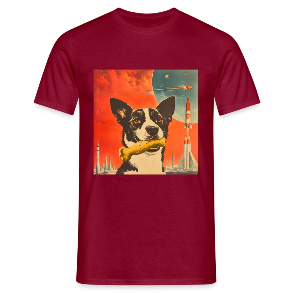 Stjärnorna Nära, T-shirt herr - tegelröd