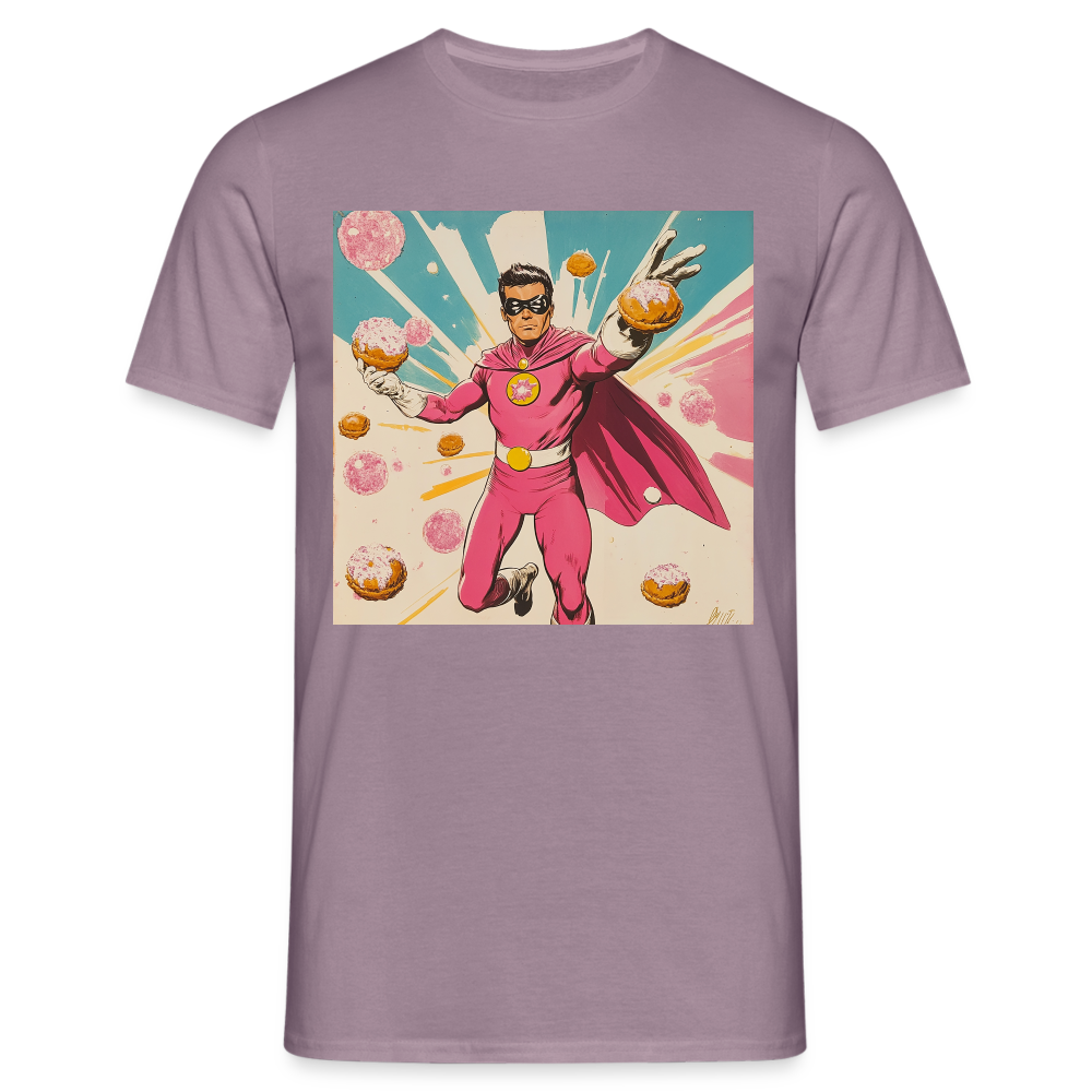 Frosting-Fury, T-shirt herr - lilagrå