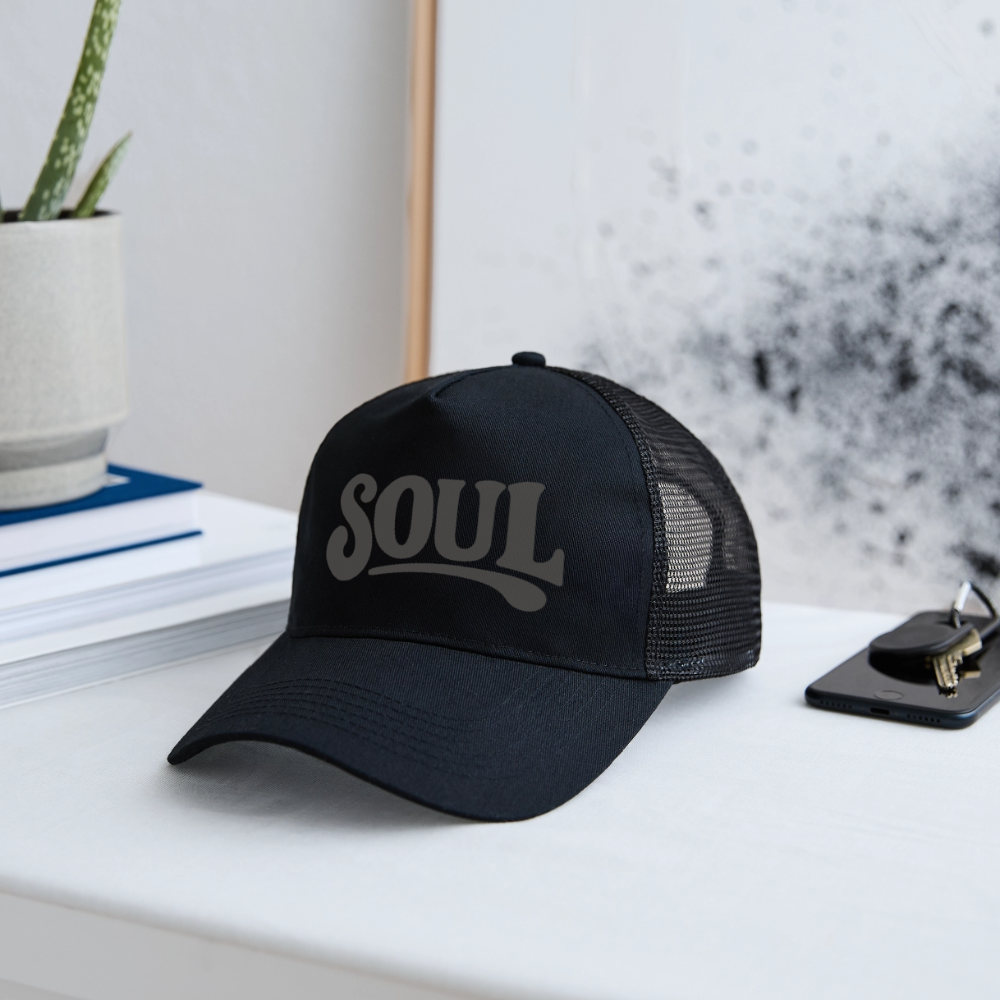 All About Soul, Trucker Cap - svart/svart