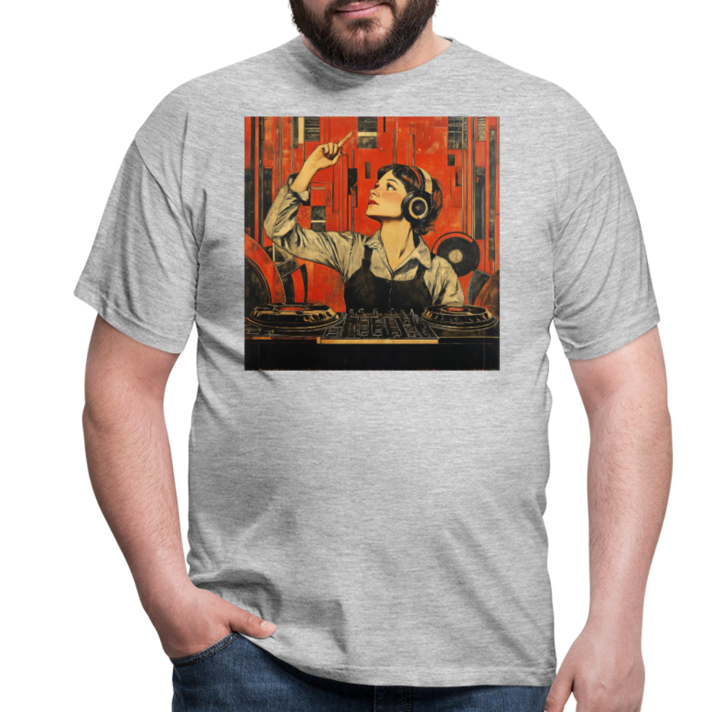 Revolutionens Rytm, T-shirt herr - gråmelerad
