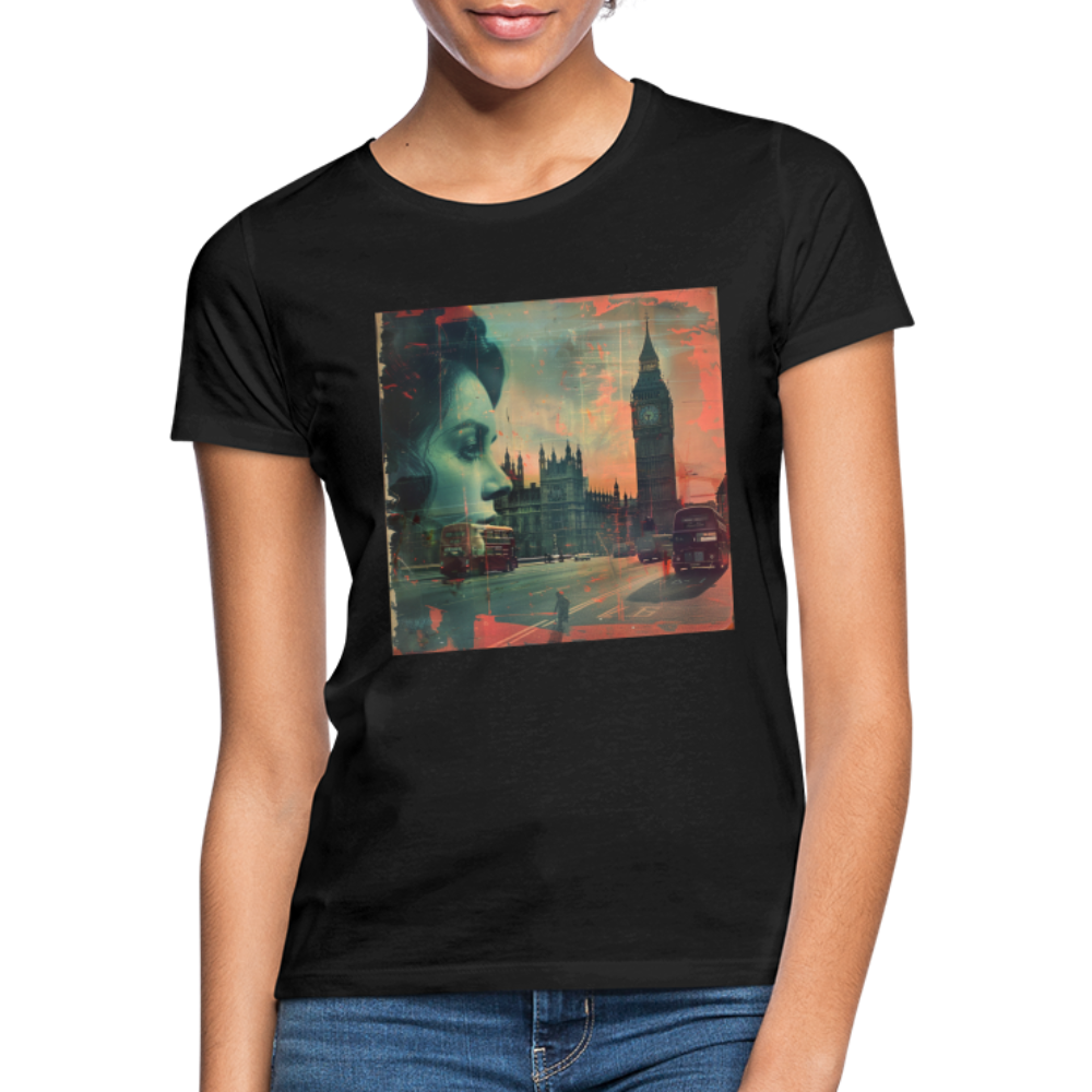 The Beat of London, T-shirt dam - svart