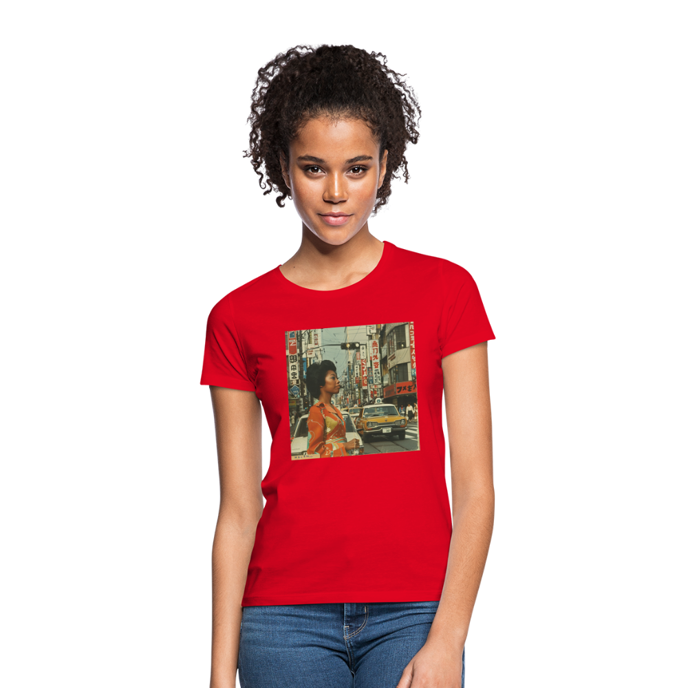 Yumi Sakamoto, T-shirt dam - röd