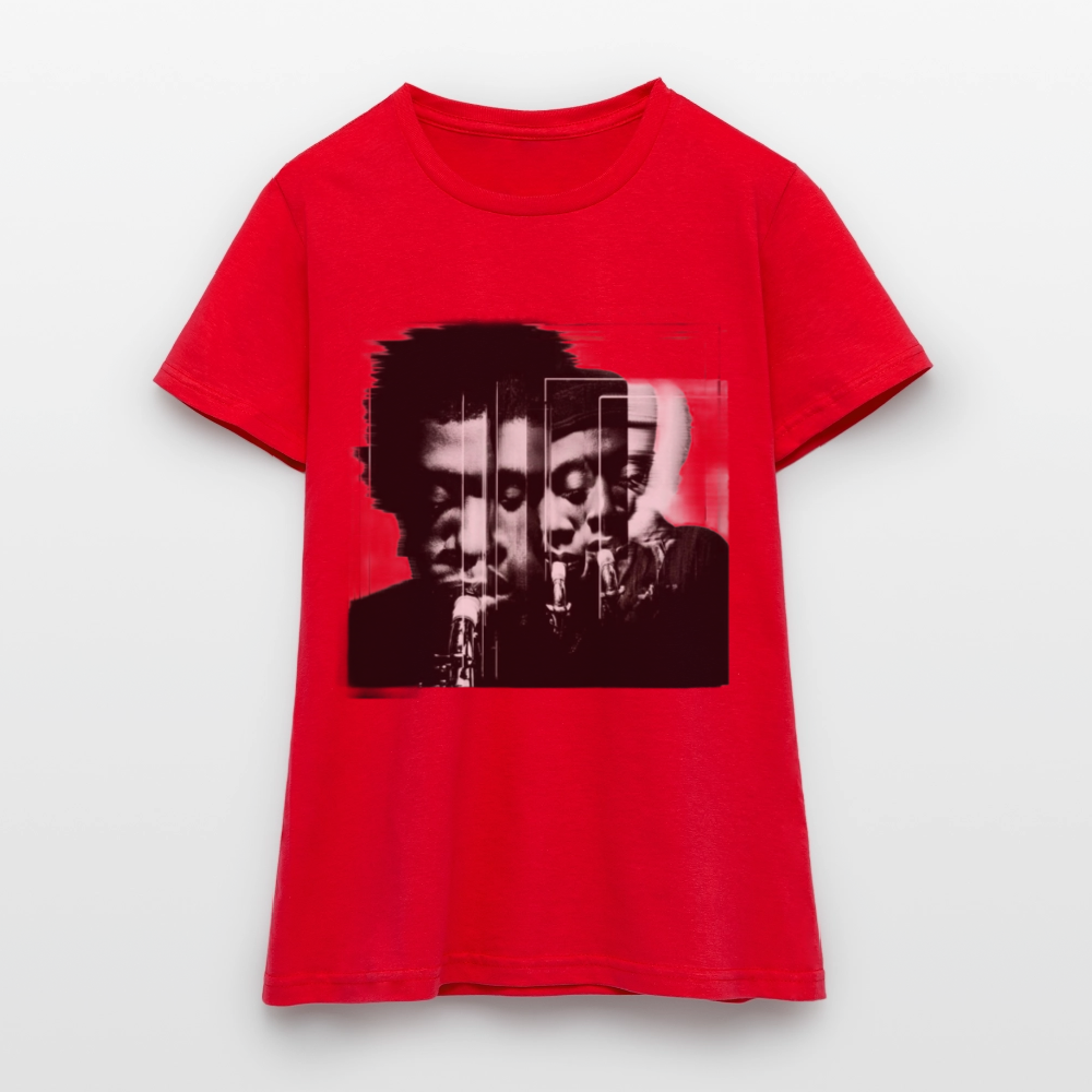 Between Breaths, T-shirt dam - röd
