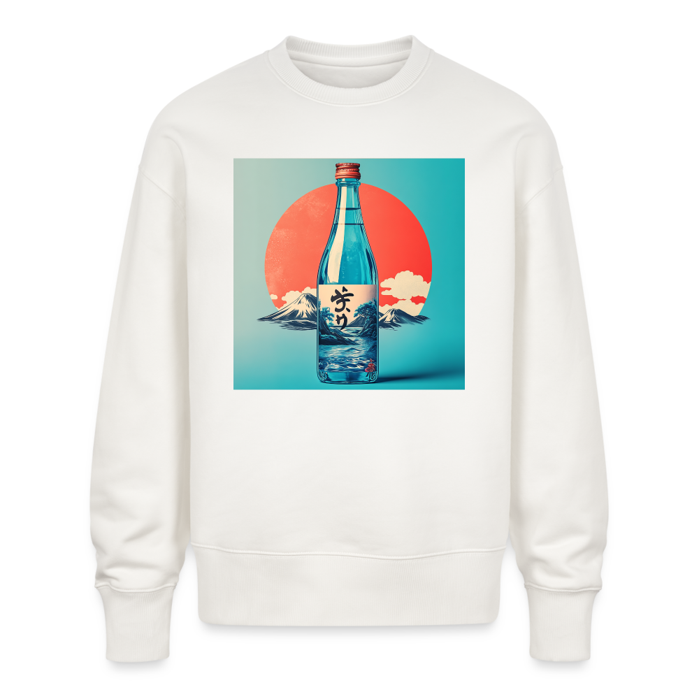 Stillhet i glas, Ekologisk oversizetröja RADDER unisex från Stanley/Stella - OFF WHITE