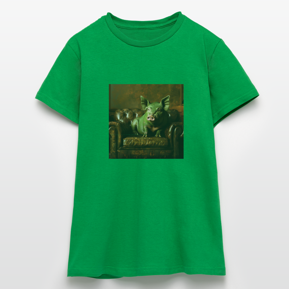 Grön Elegans, T-shirt dam - kellygrön