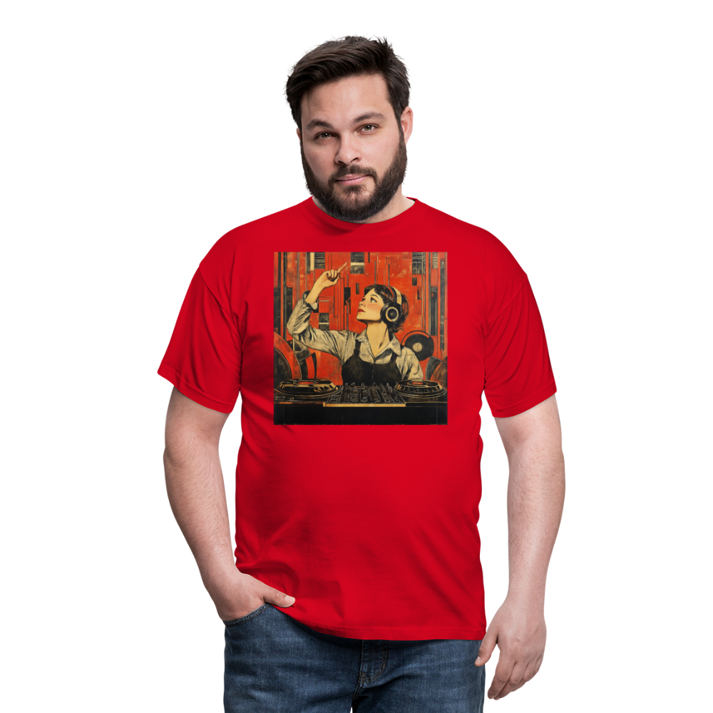 Revolutionens Rytm, T-shirt herr - röd