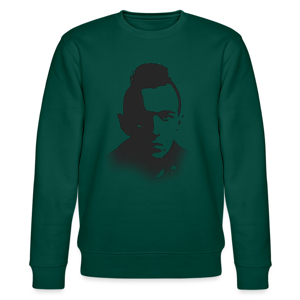 Stencil of Rebellion, Ekologisk sweatshirt CHANGER unisex från Stanley/Stella - skogsgrön
