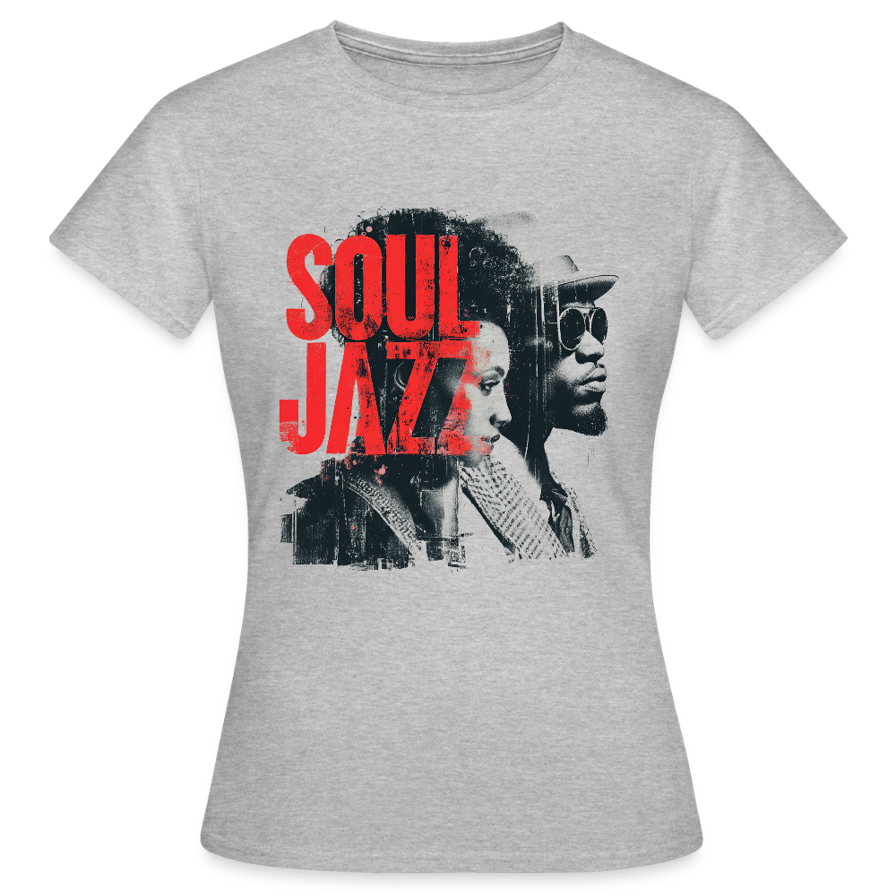 The Essence of Soul Jazz, T-shirt dam - gråmelerad