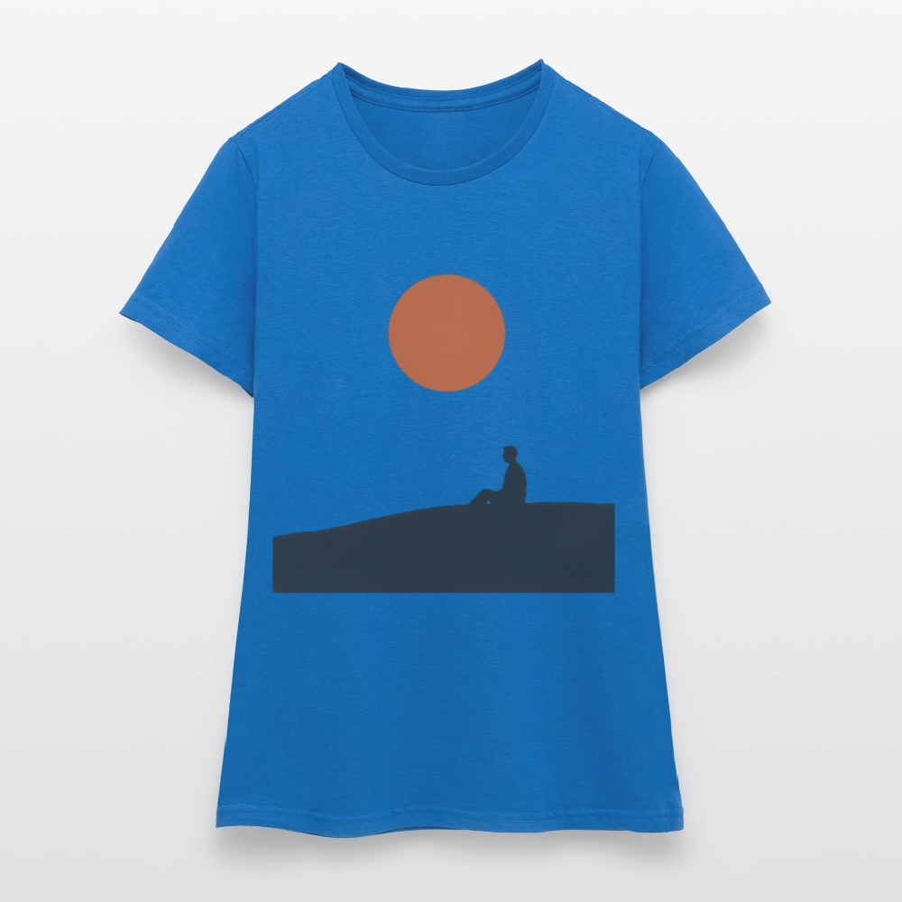 Under the sun, T-shirt dam - royalblå