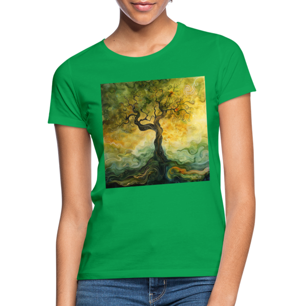 Trädets visdom, T-shirt dam - kellygrön