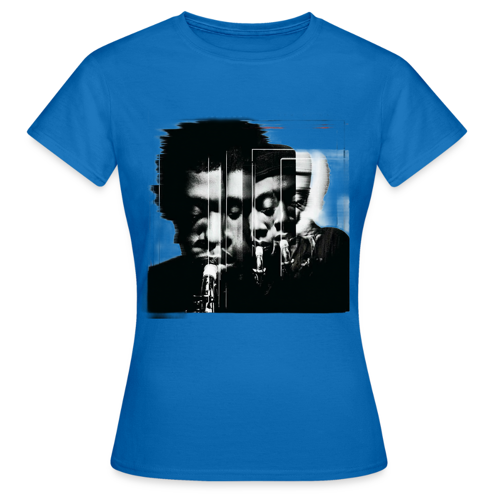 Between Breaths, T-shirt dam - royalblå