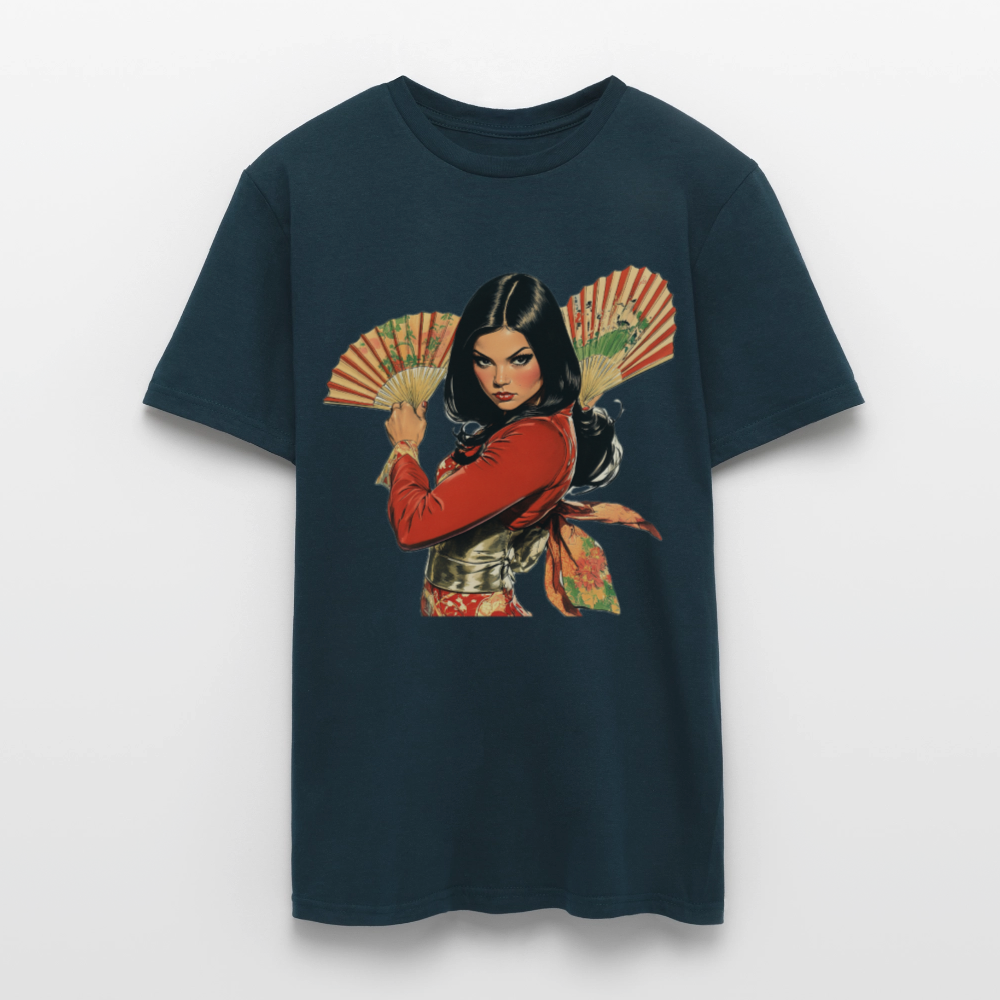 Dansen med Solfjädrar: Vindens krigare, T-shirt herr - marinblå