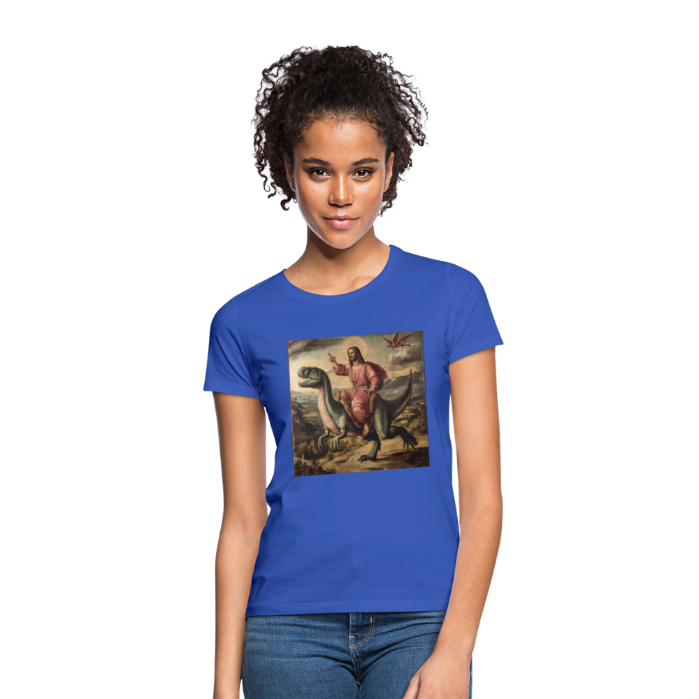 Ritten genom Tiden, T-shirt dam - royalblå