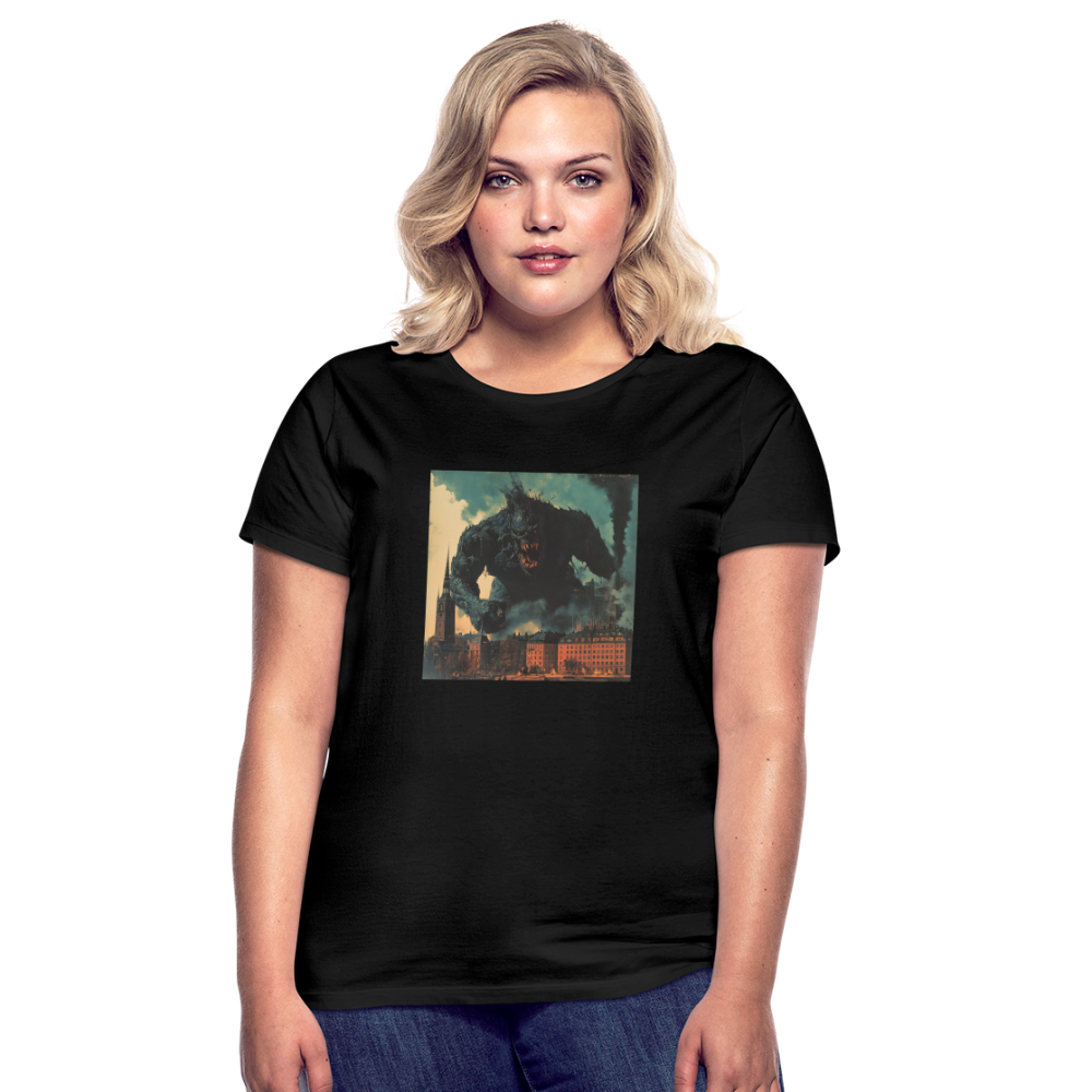 Helvetesstorm över Staden, T-shirt dam - svart