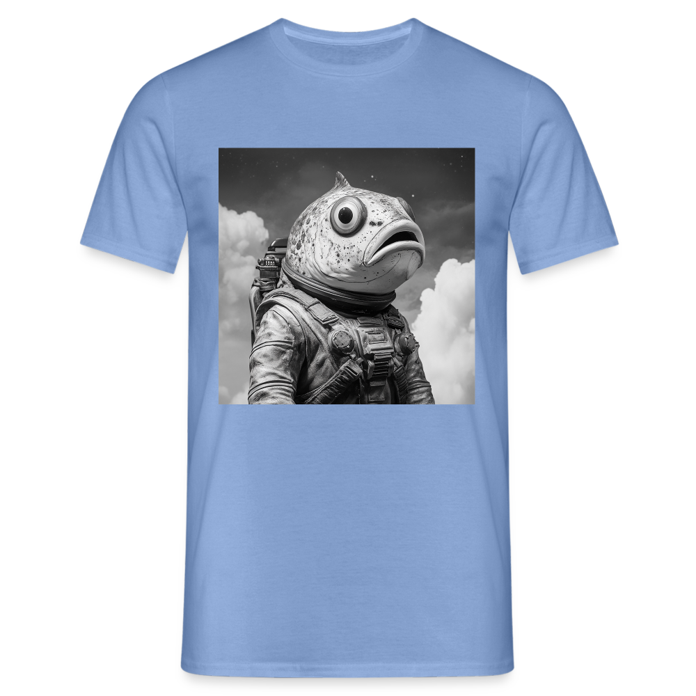 En ensam simtur i universum, T-shirt herr - carolina blue