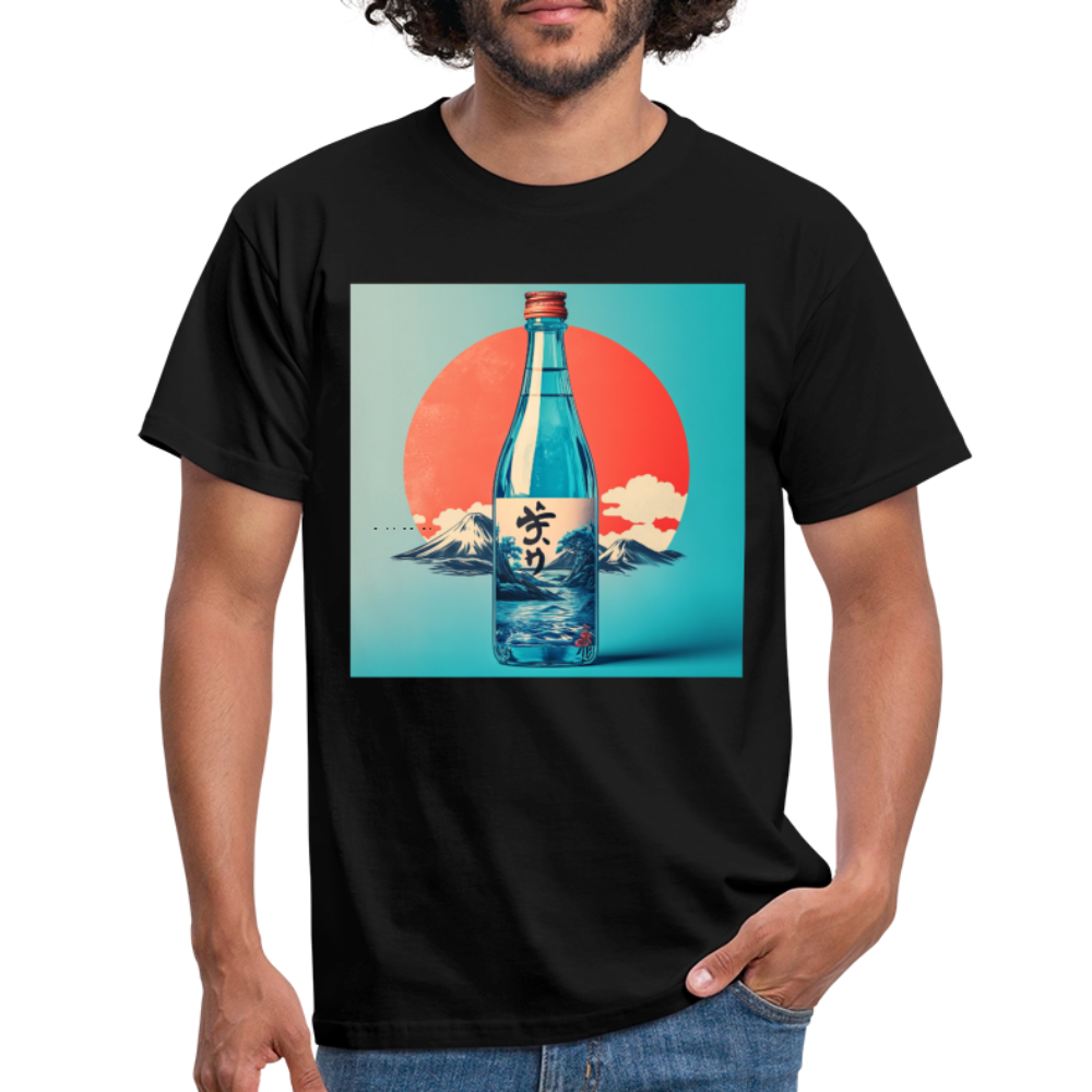 Stillhet i glas, T-shirt herr - svart