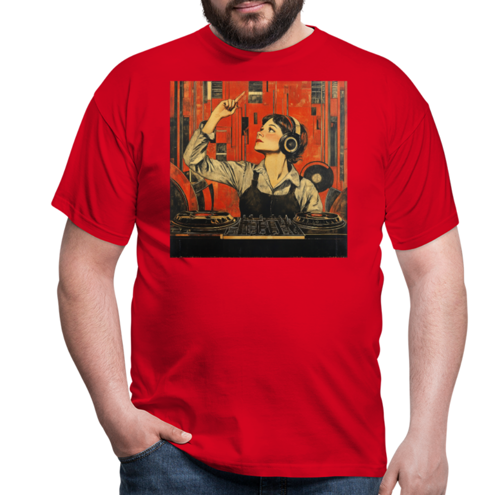 Revolutionens Rytm, T-shirt herr - röd