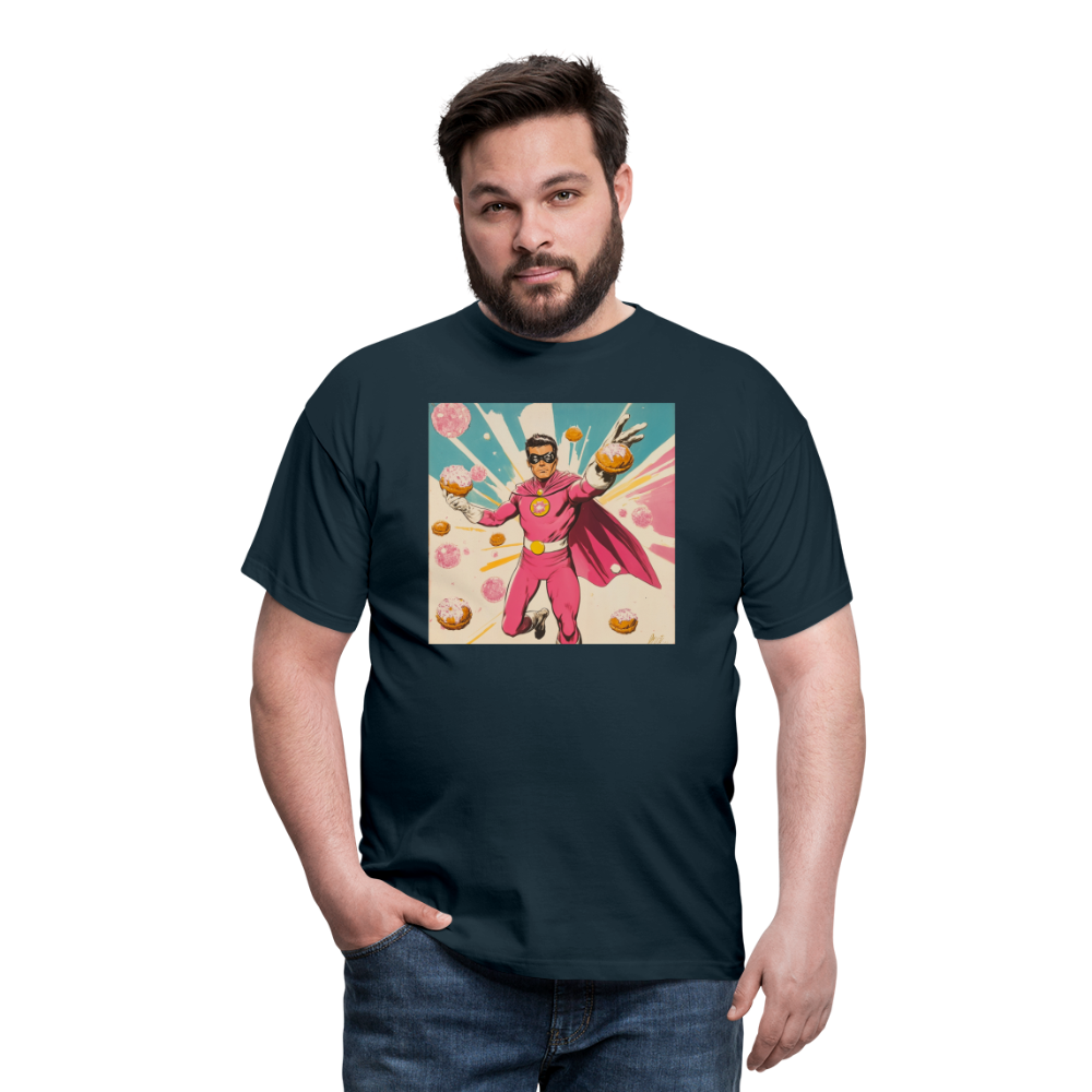 Frosting-Fury, T-shirt herr - marinblå