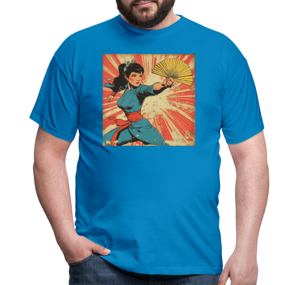 Solfjädern, T-shirt herr - kungsblå