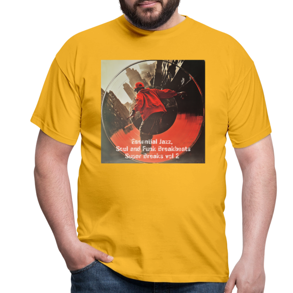 Super Breaks vol 2, T-shirt herr - gul