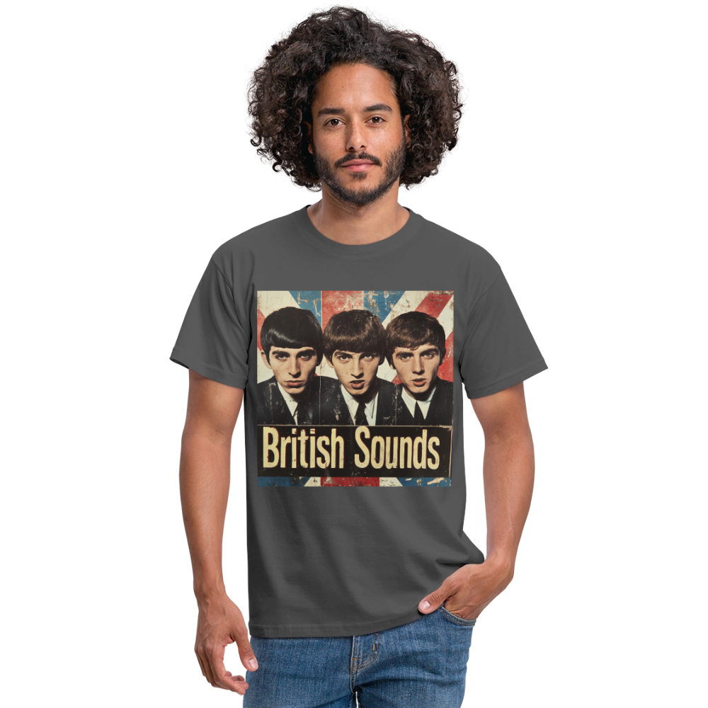 British sounds 1965, T-shirt herr - kolgrå